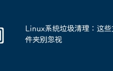 Linux系统垃圾清理:这些文件夹别忽视