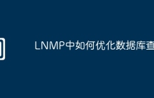 LNMP中如何优化数据库查询