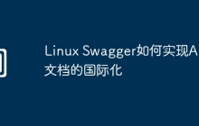 Linux Swagger如何实现API文档的国际化