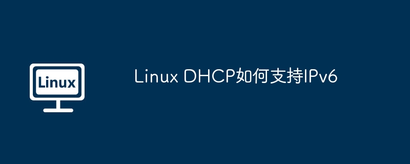 Linux DHCP如何支持IPv6