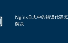 Nginx日志中的错误代码怎么解决