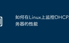 如何在Linux上监控DHCP服务器的性能