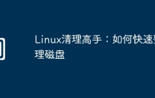 Linux清理高手:如何快速整理磁盘
