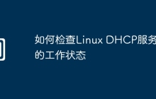 如何检查Linux DHCP服务器的工作状态