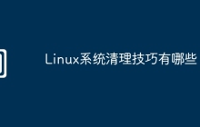 Linux系统清理技巧有哪些