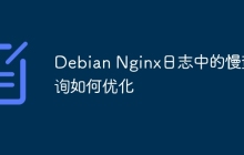 Debian Nginx日志中的慢查询如何优化