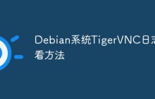 Debian系统TigerVNC日志查看方法