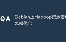 Debian上Hadoop资源管理怎样优化