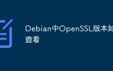 Debian中OpenSSL版本如何查看