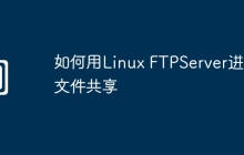 如何用Linux FTPServer进行文件共享