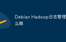 Debian Hadoop日志管理怎么做