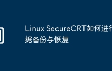 Linux SecureCRT如何进行数据备份与恢复