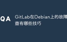 GitLab在Debian上的故障排查有哪些技巧