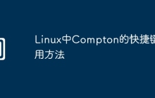 Linux中Compton的快捷键使用方法