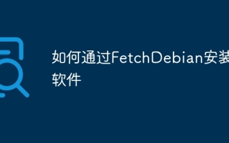 So installieren Sie Software über Fetchdebian