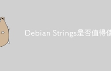 Debian Strings是否值得使用