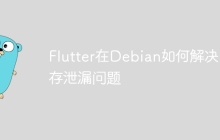 Flutter在Debian如何解决内存泄漏问题
