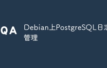 Debian上PostgreSQL日志管理
