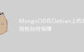 Wie Sie eine hohe Verfügbarkeit von MongoDB bei Debian gewährleisten