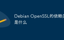 Debian OpenSSL的依赖关系是什么