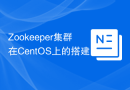 Zookeeper集群在CentOS上的搭建