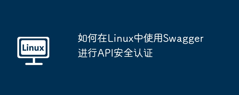 如何在Linux中使用Swagger进行API安全认证-小浪学习网