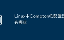 Linux中Compton的配置选项有哪些