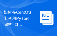 如何在CentOS上利用PyTorch进行自然语言处理