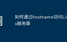 如何通过hostname访问Linux服务器