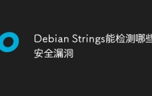 Debian Strings能检测哪些安全漏洞