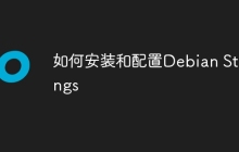 如何安装和配置Debian Strings