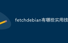 fetchdebian有哪些实用技巧