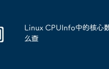 Linux CPUInfo中的核心数怎么查