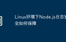 Linux环境下Node.js日志安全如何保障