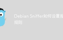 Debian Sniffer如何设置报警规则
