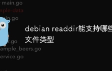 debian readdir能支持哪些文件类型