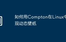 如何用Compton在Linux中实现动态壁纸