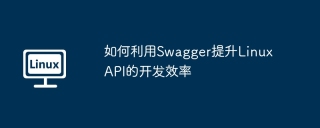如何利用Swagger提升Linux API的开发效率