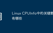 Linux CPUInfo中的关键数据有哪些
