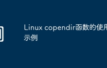 Linux copendir函数的使用示例