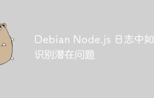 Debian Node.js 日志中如何识别潜在问题