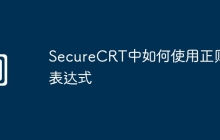 SecureCRT中如何使用正则表达式