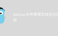 debian文件管理怎样优化空间
