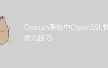 Debian系统中OpenSSL性能优化技巧