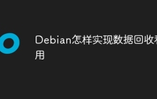 Debian怎样实现数据回收利用
