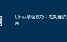 Linux清理技巧：定期维护指南