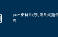 yum更新系统时遇到问题怎么办