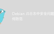 Debian JS日志中安全问题如何防范