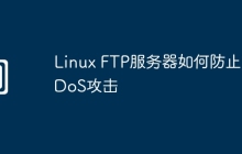Linux FTP服务器如何防止DDoS攻击