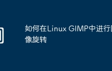 如何在Linux GIMP中进行图像旋转